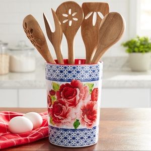 HERITAGE FLORAL Pioneer Woman 6-Piece Crock